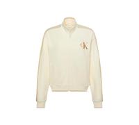 Calvin Klein Jeans Lv047e226g Full Zip Sweatshirt Beige M Femme