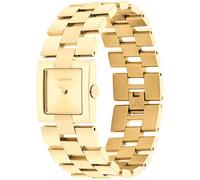 Calvin Klein Montre À Mouvement Quartz Deux Aiguilles pour Femme Collection CK Meridian à Boîtier Rectangulaire avec Bracelet en Acier Inoxydable