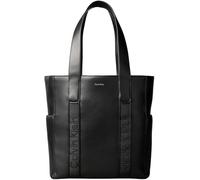 Calvin Klein Webbing Strap Tote Lv04F3289G, Fourre-Tout Femme, Black (Black/Shiny Nickel), Taille Unique