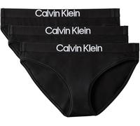 Calvin Klein Women Bikini 3PK Black (Black/Black/Black) XL