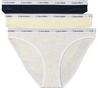 Calvin Klein Women Bikini 3PK Green (Shoreline/Snow Heather/PEAR SORBE) S