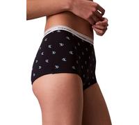 Calvin Klein Women Boyshort Blue (Diamond Logo Shoreline/Blue Descent) XL