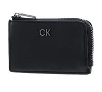 Calvin Klein Women CK DAILY ZIP CARDHOLDER W/CHAIN, Ck Black, One Size