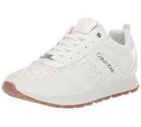 Calvin Klein Women's Carlla3 Sneaker, White Multi 142, 7.5