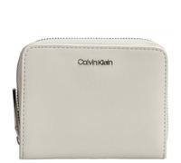 Calvin Klein Women's CK Must Medium Zip Around Wallet K60K611937, Beige (Chalk), OS