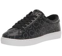 Calvin Klein Women's Gules2 Sneaker, Black Logo, 11