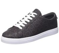 Calvin Klein Women's Gules2 Sneaker, Espresso Logo, 6.5
