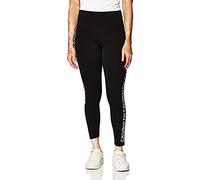 Calvin Klein Womens Premium Performance Double Waistband Moisture Wicking Legging (Standard and Plus),Black,XXX- Large