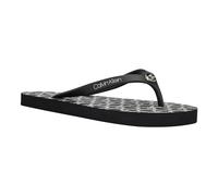 Calvin Klein Women's Sarminya Flip Flop, Black Mutli, 11