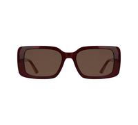 Calvin Klein Women's Sunglasses CK26508S - Transparent Burgundy with Solid Burgundy Lens