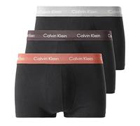 Calvin Klein X3 Boxers Bordeaux/Orange/Gris Homme Jeans Low Rise Trunk 3