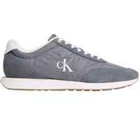 Calvin Klein Ym0Ym01361 Retro Runner Ess Mix Mat Low Top, Gris (Night Owl/Off White), 9