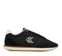 Calvin Klein Ym0Ym01361 Retro Runner Ess Mix Mat Low Top, Noir (Noir/Noix de cajou Clair), 46