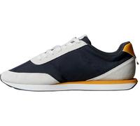 Calvin Klein Ym0ym01361Low Top Retro Runner Ess Mix Mat Homme, Bleu Vaporous Blanc Décontracté Bleu Refroidissement, 42 1/3 EU