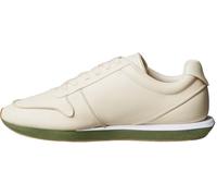 Calvin Klein YM0YM01455 Baskets Basses rétro à Lacets pour Homme Blanc (Noix de cajou Clair/forêt médiévale), Pointure 45, Forêt médiévale de Noix de cajou lumière Blanche, 45 EU