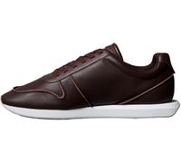 Calvin Klein YM0YM01455 Baskets Basses rétro à Lacets pour Homme Rouge (Bordeaux/huître/Blanc/Taupe désert), 45, Rouge Bordeaux Oyster White Desert Taupe, 45 EU