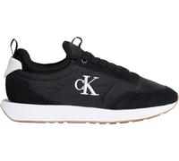 Calvin Klein Yw0Yw02060 Chaussettes de Course rétro à Lacets pour Femme Noir (Noir/Blanc Vif) Pointure 40