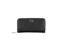Calvin Klein - Portefeuille Femme Noir Fermeture Éclair Rfid - Femme - Accessoires - Noir - Taille: ONE Size