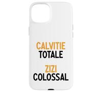 Calvitie Totale Zizi Colossal Drôle Homme Humour Chauve Coque pour iPhone 15 Plus