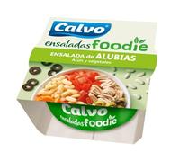 Calvo Lot de 4 salades de haricots 190 g