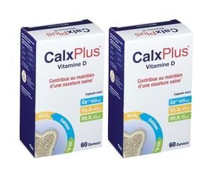 CalxPlus Vitamine D DUO Prix Réduit Capsule(S) 2x60 pc(s)