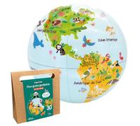 CalyGlobe - Mon globe gonflable "Les p’tits animaux" - Français - ref 051KF