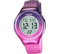 Calypso caoutchouc femme montre analogique sport montre bracelet violet rose D2UK5841/6