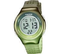 Calypso caoutchouc femme Montre analogique sport vert olive marron D2UK5841/4