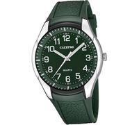 Calypso caoutchouc hommes montre analogique Casual montre vert foncé D2UK5843/3