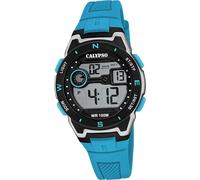 Calypso caoutchouc hommes montre numérique sport montre bleu clair D2UK5853/1