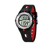 Calypso K5511/4 Montre numérique Unisexe avec Cadran LCD et Bracelet en Plastique Noir, LCD/Noir, Sangle