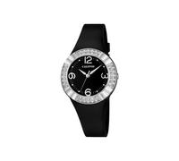 CALYPSO Montre à Mouvement à Quartz pour Femme avec Affichage analogique et Bracelet en Plastique Cadran Noir K5659/4