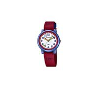 Calypso Montre Analogique Unisexe Nylon Rouge - Mouvement Quartz - Verre Haute Résistance - Étanche 5 ATM K5811/4