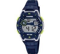 Calypso Montre digitale garçon Digital Crush K5853/3 – bracelet caoutchouc bleu, 10 ATM