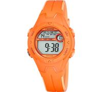 Calypso Montre Digitale Enfant Garçon Fille en Caoutchouc Orange | Chronographe, Calendrier, Junior Collection K5849/4