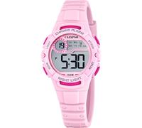 Calypso Montre digitale enfant K5852/1 - Bracelet caoutchouc rose, étanche 10 ATM, chronographe
