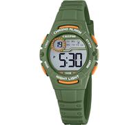 Calypso Montre enfant 5852/4 numérique Quartz 31 mm bracelet caoutchouc vert étanche 10 ATM