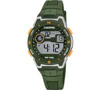 Calypso Montre digitale garçon Digital Crush K5853/2 – Bracelet caoutchouc vert, chrono, 10 ATM