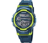 Calypso Montre enfant digitale Digital Crush K5808/3 - Bracelet caoutchouc bleu, étanche 10 ATM