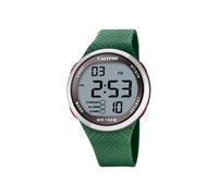 Calypso Montre Digitale Sport Homme Caoutchouc Vert - 10 ATM, Date, Chronographe, Double Fuseau, Lumière, Alarme, 12/24 h - K5785/5 Color Splash