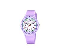 Calypso Montre Enfant Analogique - Bracelet Caoutchouc Violet - Mouvement Quartz - Verre Résistant - Étanche 10 ATM - My First Watch - K5828/3