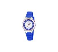 Calypso Montre Enfant Analogique Fille Garçon Caoutchouc Bleu - Quartz - Verre Haute Résistance - Étanche 10 ATM K5800/3