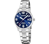 Calypso Montre Femme Analogique Acier INOX 316L Argenté - Mouvement Quartz - Verre Minéral Haute Résistance - Étanche 5 ATM - Calendrier K5861/3 - Basic