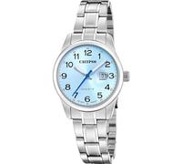 Calypso Montre Femme Analogique Acier INOX 316L Argenté - Mouvement Quartz - Verre Minéral Haute Résistance - Étanche 5 ATM - Calendrier K5873/3 - Basic