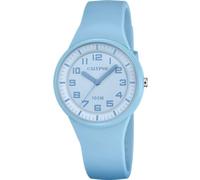 Calypso Montre Femme Analogique - Bracelet Caoutchouc Bleu - Mouvement Quartz - Verre Résistant - Étanche 10 ATM - Trendy - K5851/3
