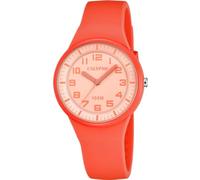 Calypso Montre Femme Analogique - Bracelet Caoutchouc Rouge - Mouvement Quartz - Verre Résistant - Étanche 10 ATM - Trendy - K5851/6