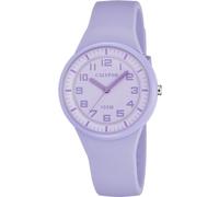 Calypso Montre Femme Analogique - Bracelet Caoutchouc Violet - Mouvement Quartz - Verre Résistant - Étanche 10 ATM - Trendy - K5851/5
