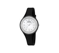 Calypso Montre Femme K5567/F – Analogique Quartz, Caoutchouc noir, Verre résistant, Étanche 10 ATM