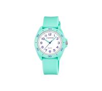Calypso Montre K5833/3 Enfant Analogique Quartz 10 ATM Blanc bracelet caoutchouc bleu