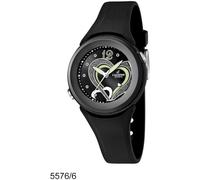 CALYPSO Montre pour Femme K5576/6 Trendy Boîtier en Plastique Multi Bracelet en Plastique Noir